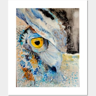 Snowy owl Posters and Art